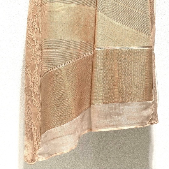 Collectiva Concepcion Woman Classy Peach Lace Dress Size 8 - Picture 8 of 16